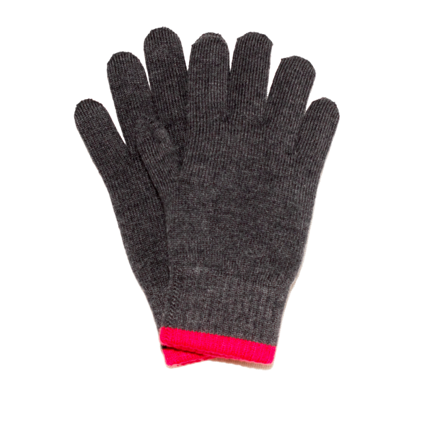 Zimní set Brumby + Merino rukavice Grey & Red