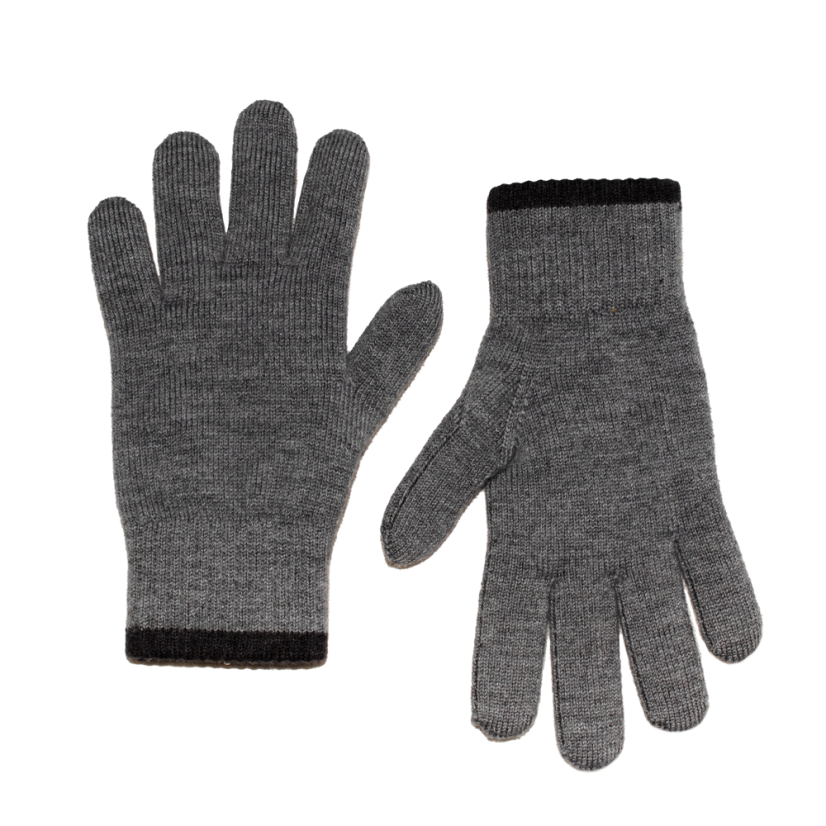 Zimní set Quokka + Merino rukavice Charcoal & Grey