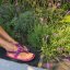 Sandále Slingback Purple - Veľkosť Gumbies: 40