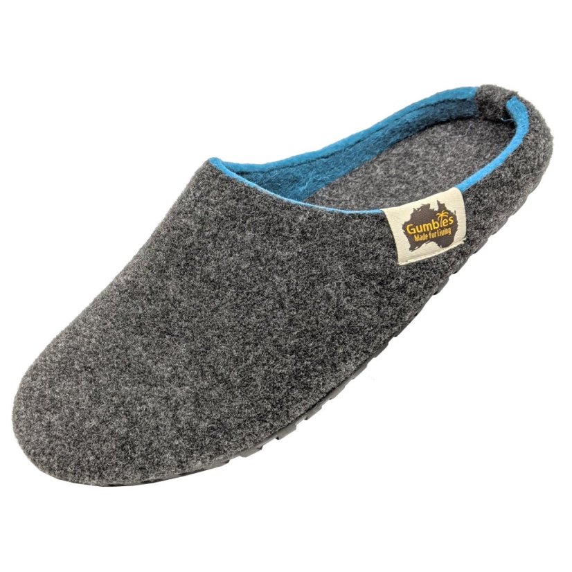 Bačkory Outback Charcoal & Turquoise - Velikost Gumbies: 46
