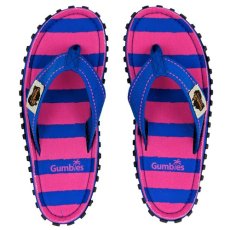 Žabky Pink & Blue Stripe