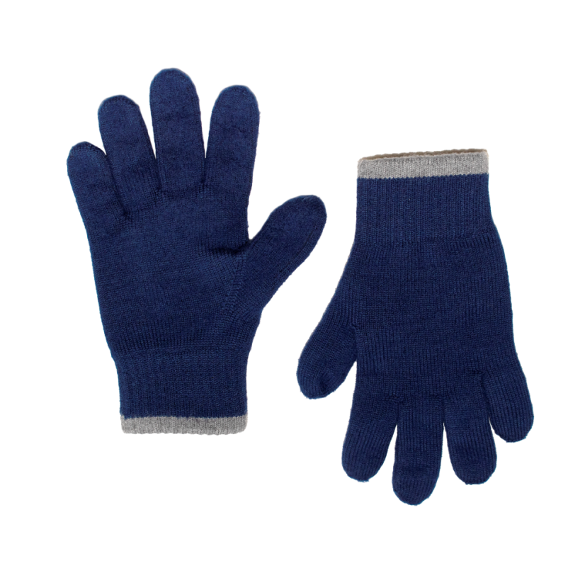 Zimný set Outback + Merino rukavice Navy & Grey