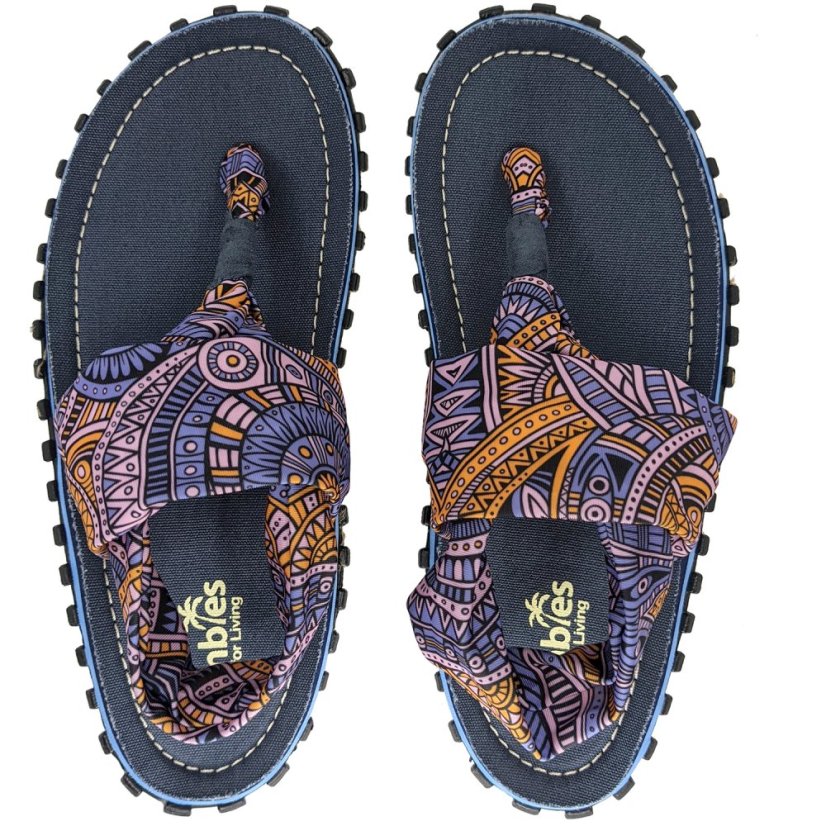 Sandály Slingback Aztec