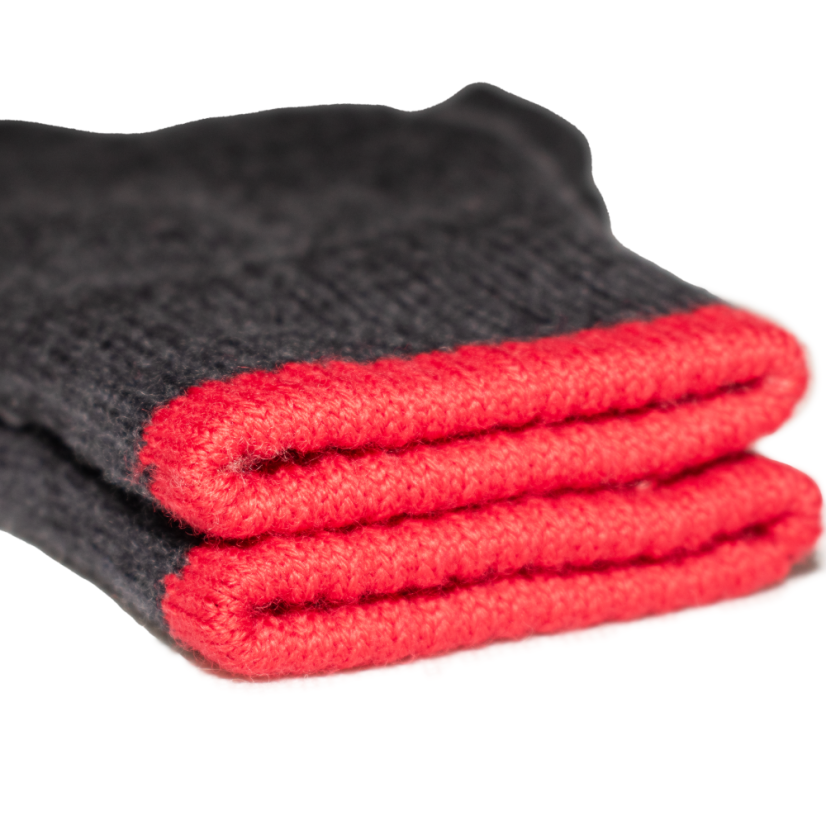 Zimní set Brumby + Merino rukavice Grey & Red
