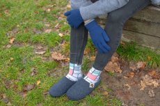 Zimní set Outback + Merino rukavice Navy & Grey