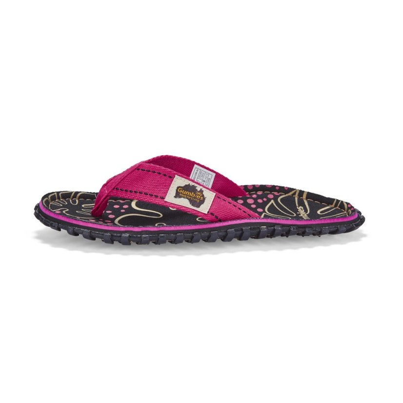 Žabky Tropical Black