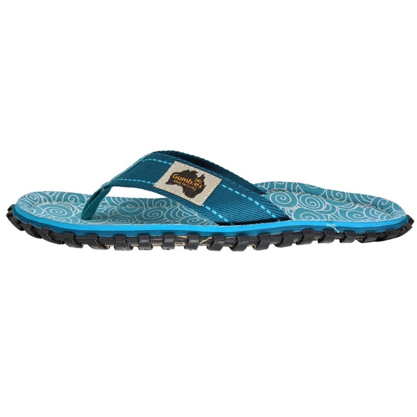 Žabky Turquoise Swirls