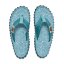Žabky Turquoise Swirls