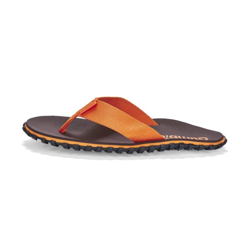 Žabky Duckbill Brown & Orange