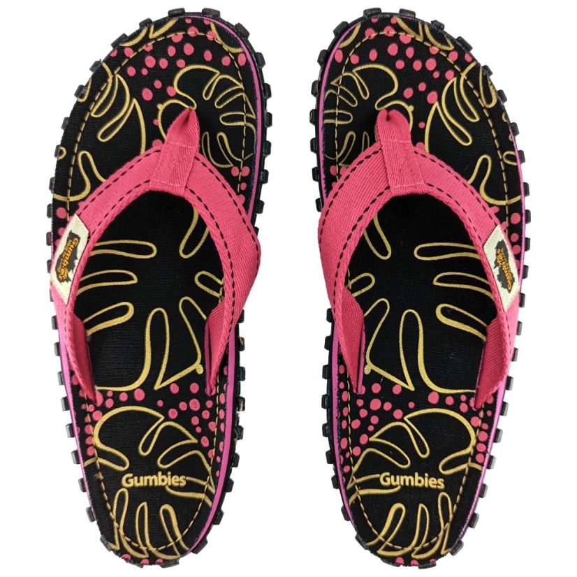 Žabky Tropical Black