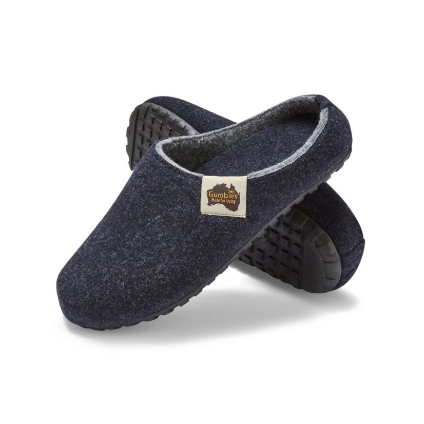 Bačkory Outback Navy & Grey