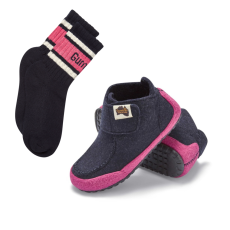 Set Boty Quokka Navy & Pink + PONOŽKY