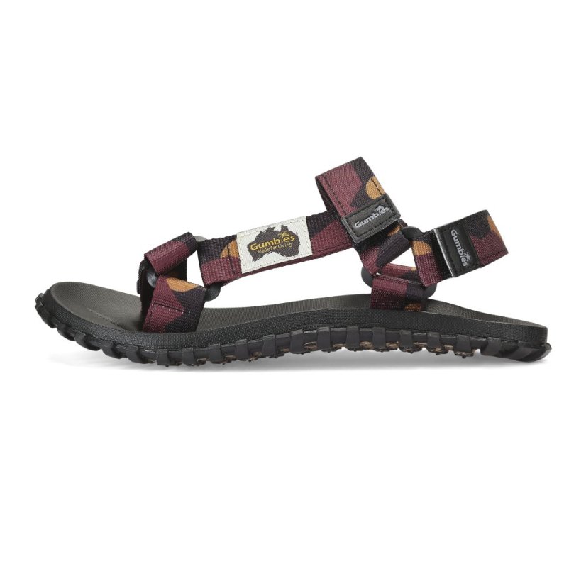 Sandály Scrambler Burgundy & Orange