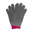 Merino rukavice Grey/Pink