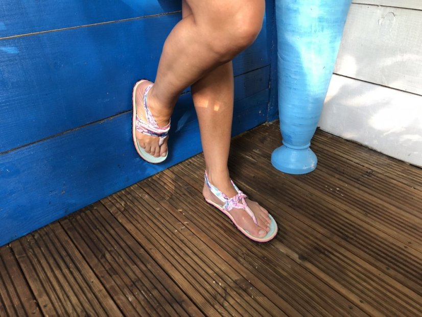 Sandále Slingback Navy - Veľkosť Gumbies: 36