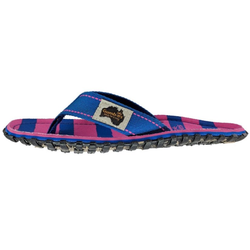 Žabky Pink & Blue Stripe :: shop.gumbies.cz