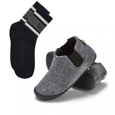 Set Topánky Brumby Grey & Charcoal + PONOŽKY