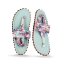 Sandály Slingback Mint & Pink