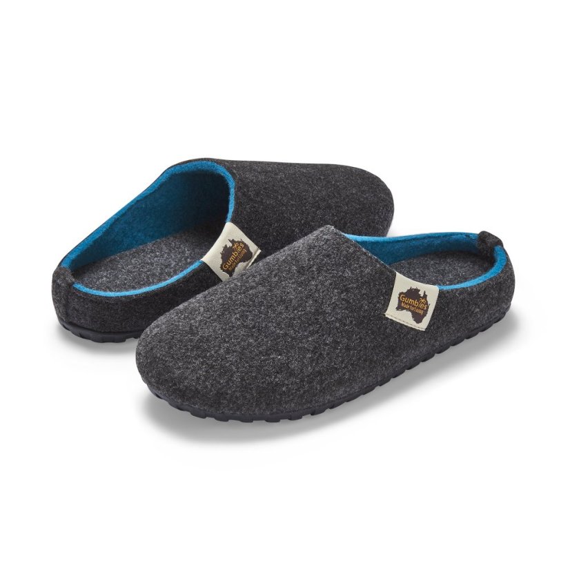 Papuče Outback Charcoal & Turquoise - Veľkosť Gumbies: 37