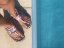 Sandály Slingback Mint & Pink