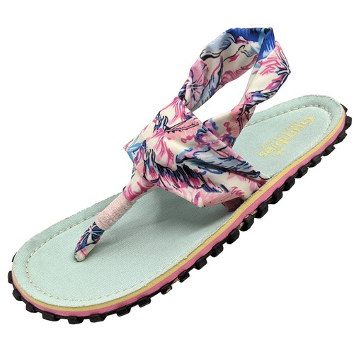 Sandály Slingback Mint & Pink