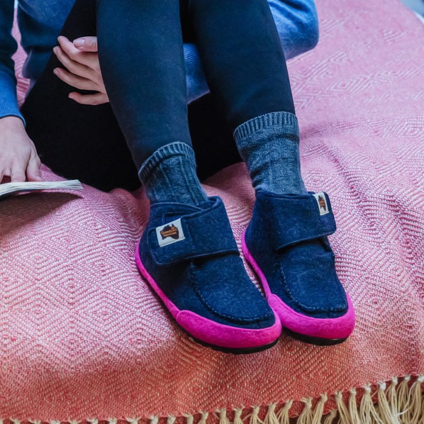 Boty Quokka Navy & Pink - Veľkosť Gumbies: 37