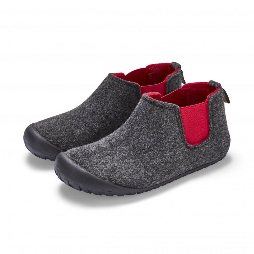 Boty Brumby Charcoal & Red