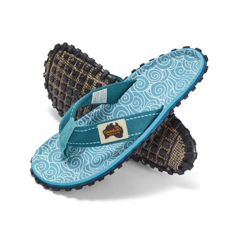 Žabky Turquoise Swirls