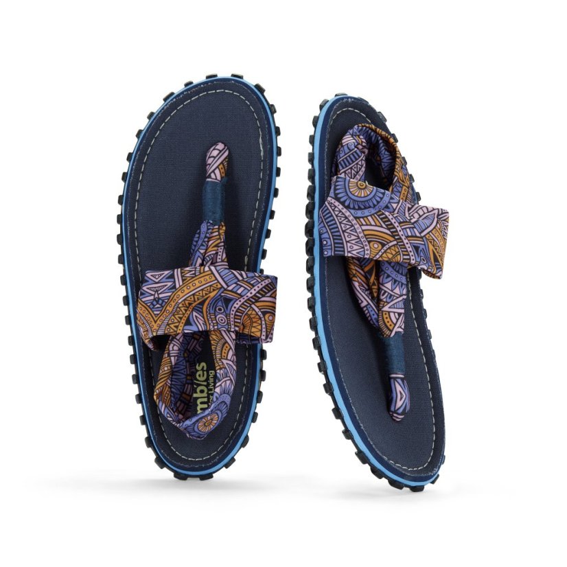 Sandály Slingback Aztec