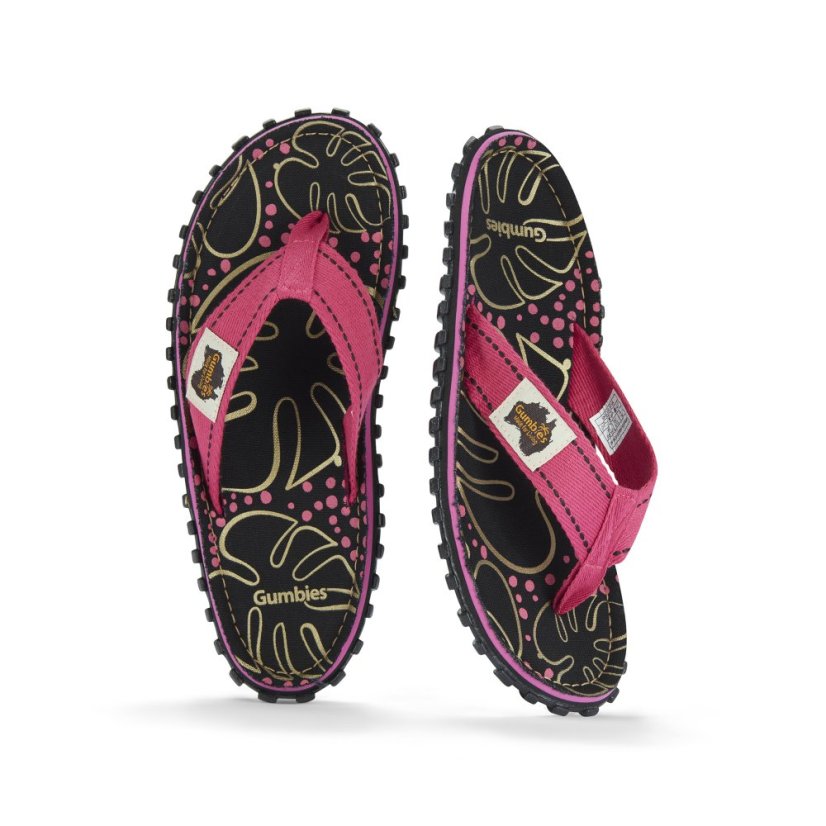 Žabky Tropical Black