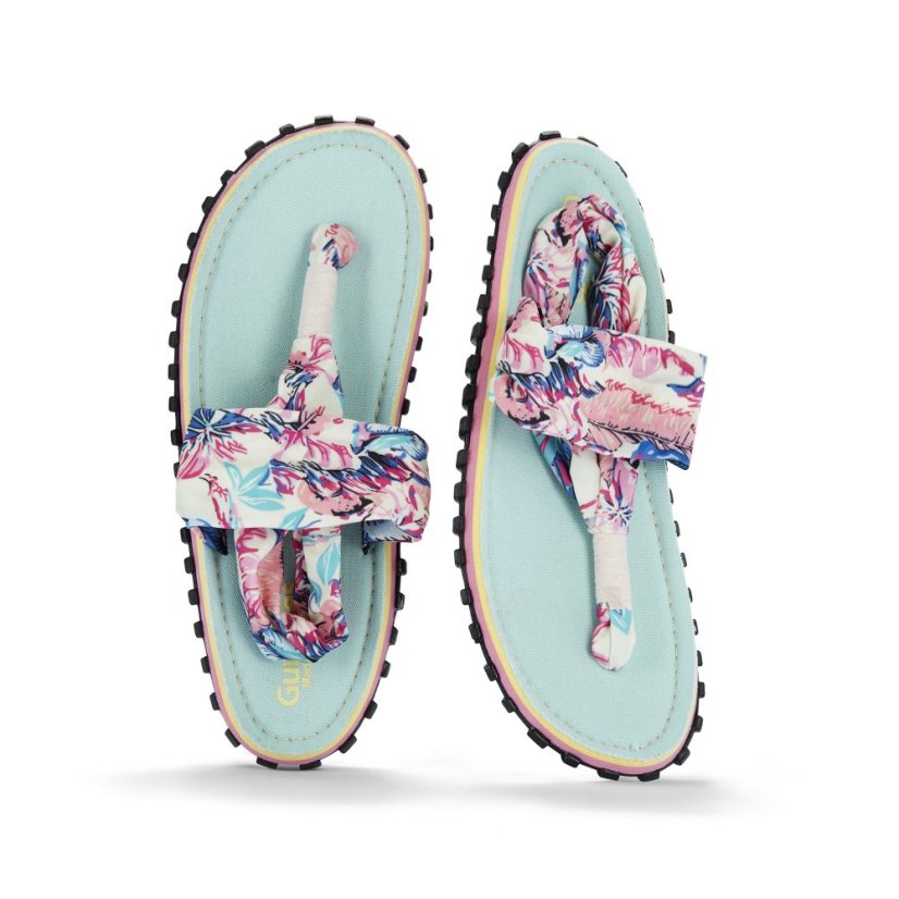 Sandály Slingback Mint & Pink