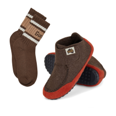 SET Boty Quokka Chocolate & Orange + PONOŽKY