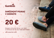 Darčekový poukaz v hodnote 20€