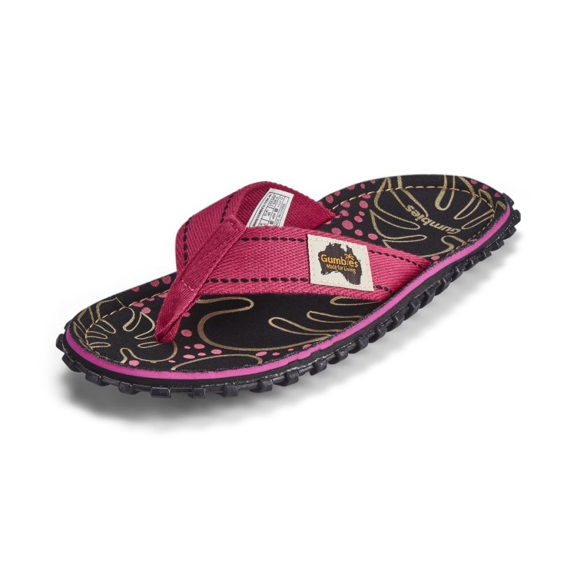 Žabky Tropical Black