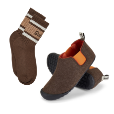 Set Boty Brumby Chocolate & Orange + PONOŽKY