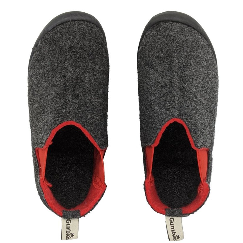 Topánky Brumby Charcoal & Red - Veľkosť Gumbies: 38