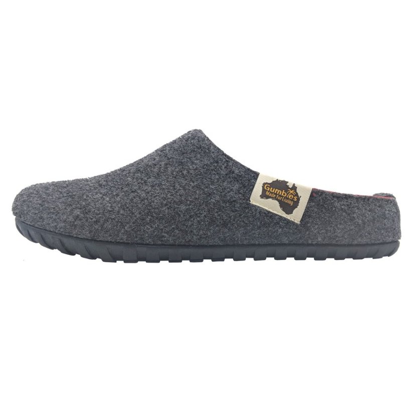 Bačkory Outback Charcoal Red - Velikost Gumbies: 45