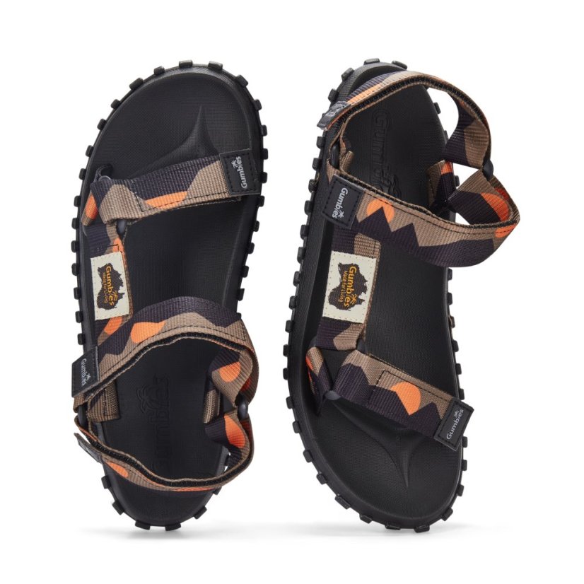 Sandály Scrambler Khaki & Orange