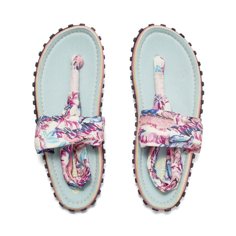 Sandály Slingback Mint & Pink