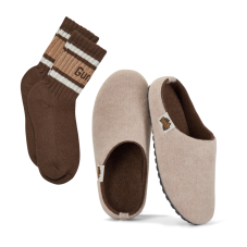 Set Papuče Outback Oatmeal & Chocolate + PONOŽKY