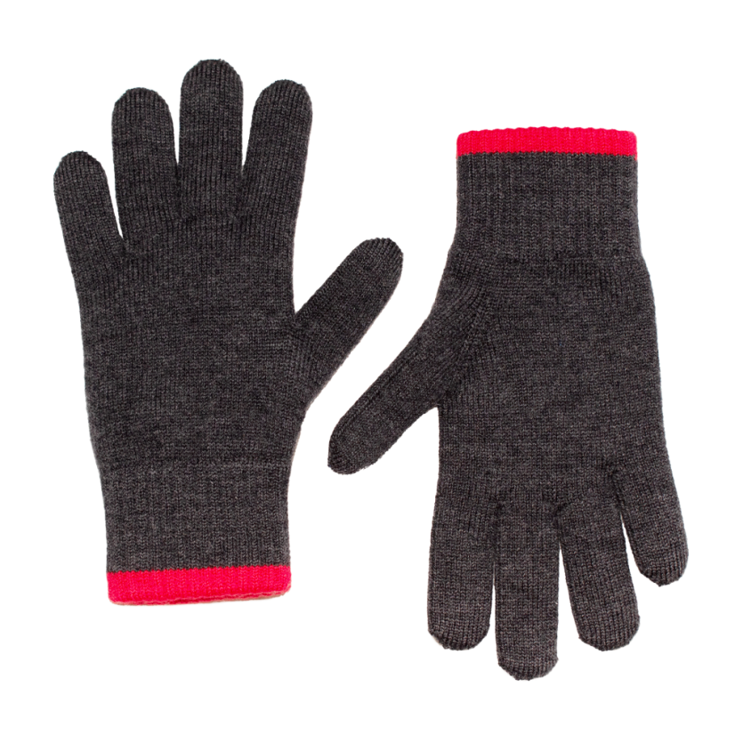 Zimní set Brumby + Merino rukavice Grey & Red