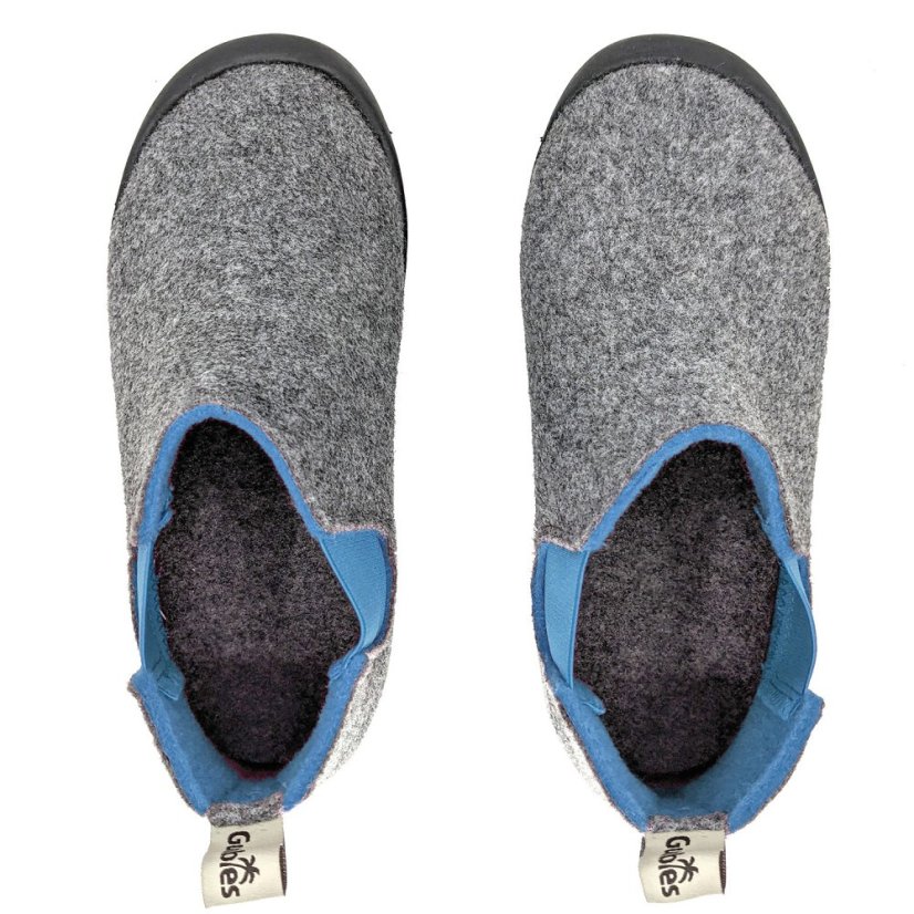 Detské topánky Brumby Charcoal & Turquoise - Veľkosť Gumbies: 33