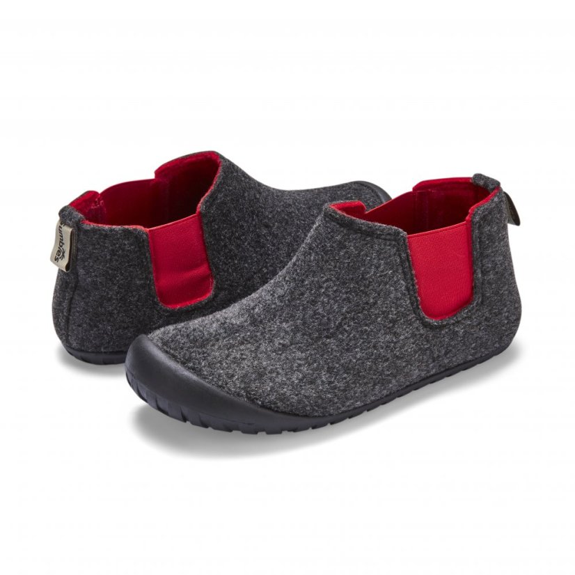 Boty Brumby Charcoal & Red