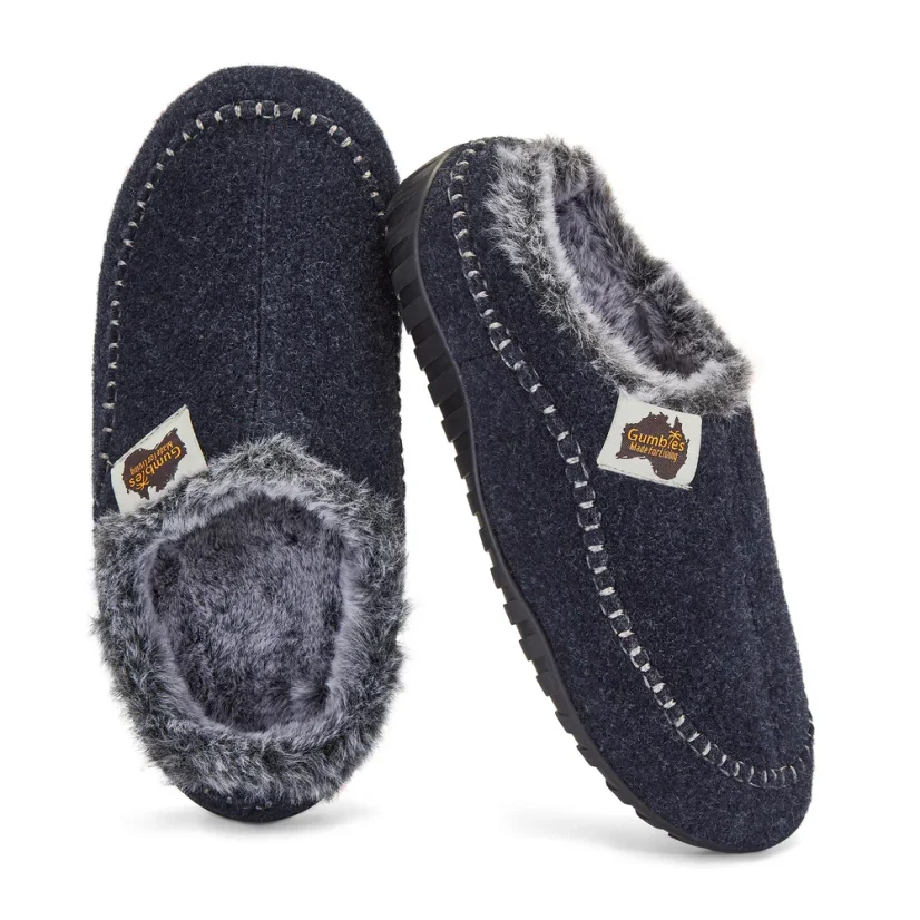 Papuče Ossa nízke Navy & Grey