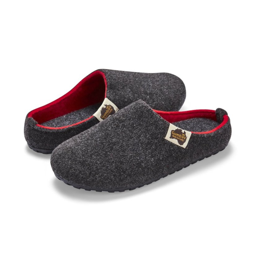Papuče Outback Charcoal Red - Veľkosť Gumbies: 43