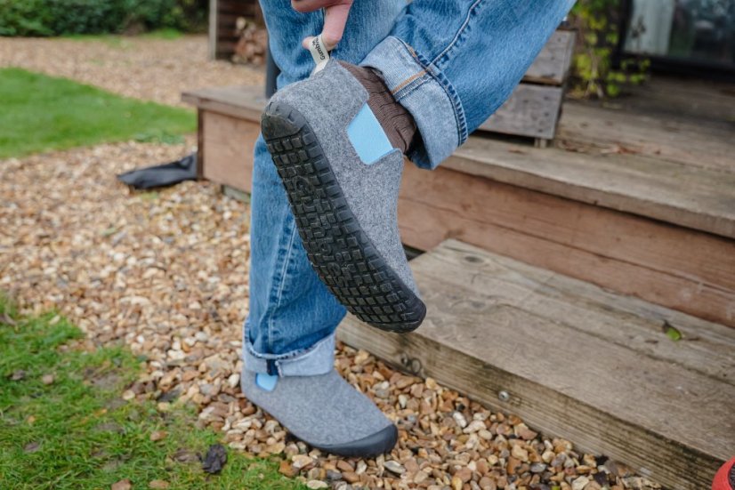 Set Boty Brumby Grey & Blue + PONOŽKY