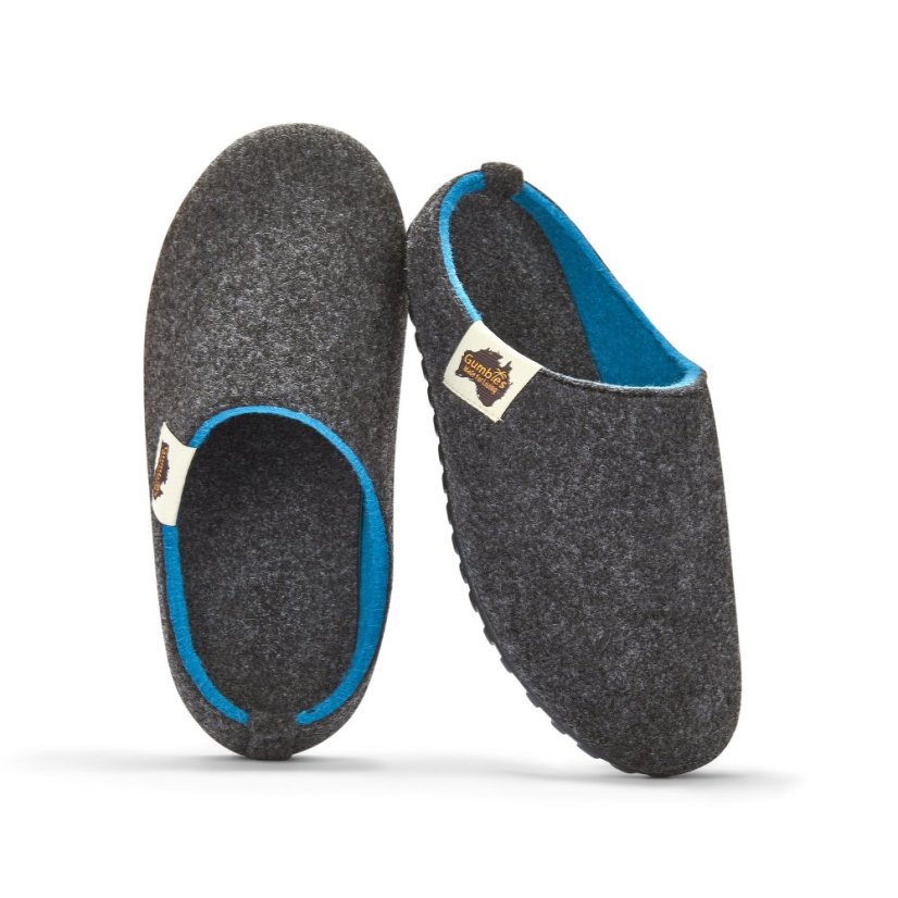 Papuče Outback Charcoal & Turquoise - Veľkosť Gumbies: 37