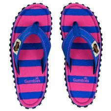 Žabky Pink & Blue Stripe